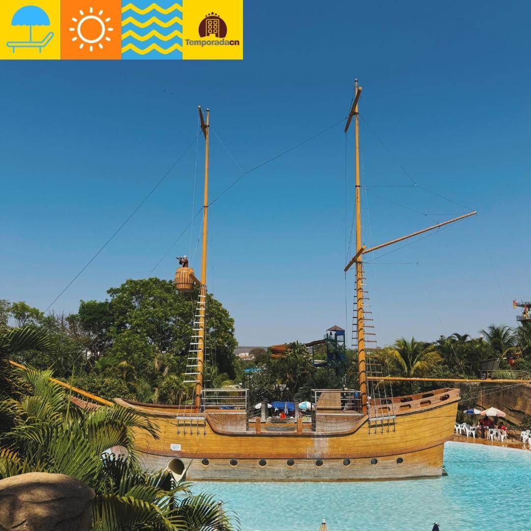 Aparthotel Piazza Com Acesso Ao Acqua Park Caldas Novas